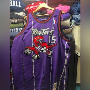 Retro Vince Carter Purple Raptors Jersey.